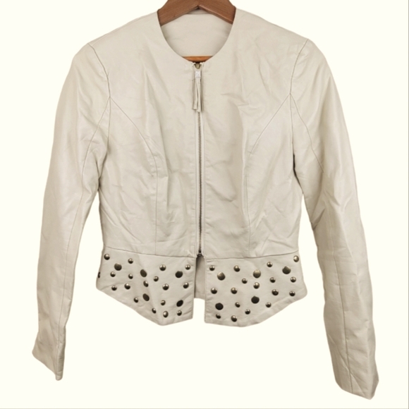 NWOT Forever 21 Exclusive‎ Faux Leather Zip Sleeves Jacket - Picture 7 of 7